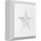 Ekena Millwork Standard Sedgwick Star Rosette With Beveled Edge, 3"W x 3"H x 3/4"P ROSP030X030X075SDG07 - alternate 1